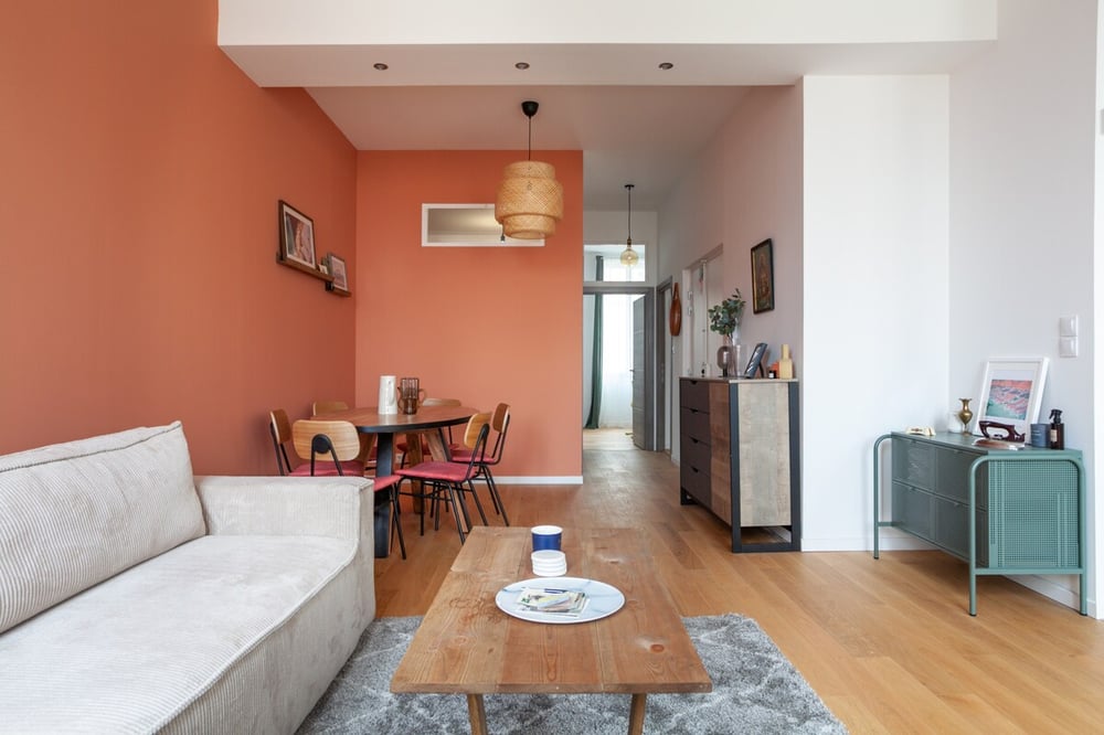Appartement meublé de trois pièces, quartier Thiers à Marseille, loué en bail mobilité