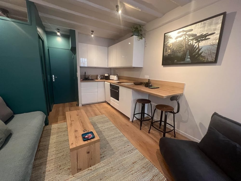 Appartement de deux pièces à Saint-Germain, Paris, loué en bail mobilité