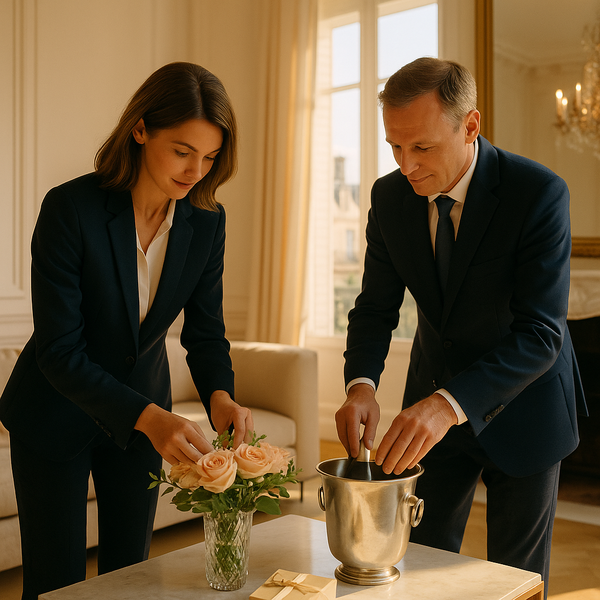 Équipe MONA Paris - Experts conciergerie et gestion locative de luxe - Service client international premium