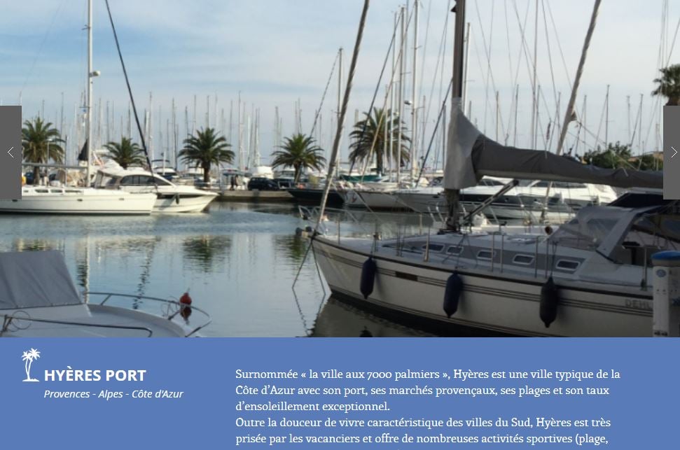 Studio sur le Port d’Hyères