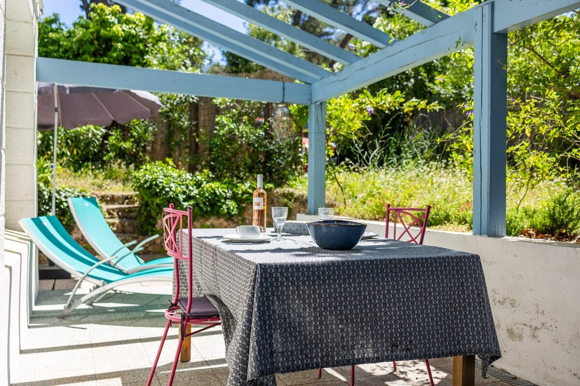 Charme bord de mer terrasse