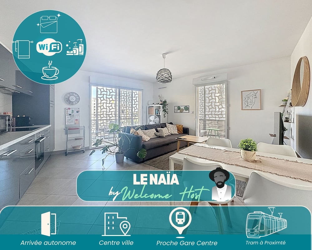 Le Naïa, Cosy & Chic at Port Marianne, parking.