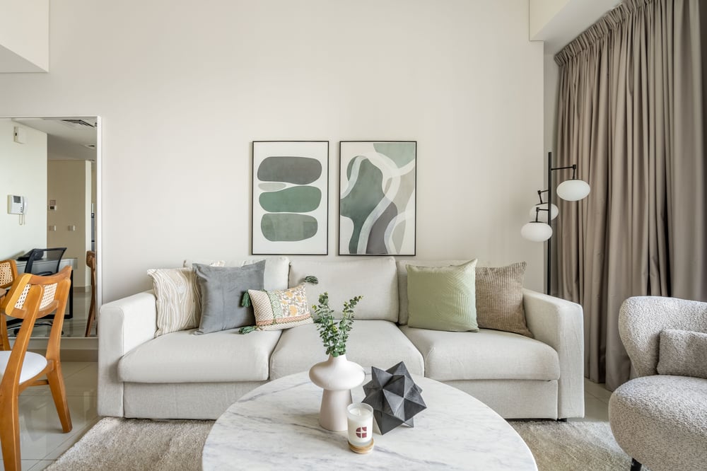 Vida contemporânea na Marina do Dubai