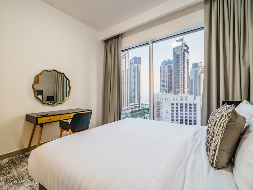 Second bedroom with a king bed