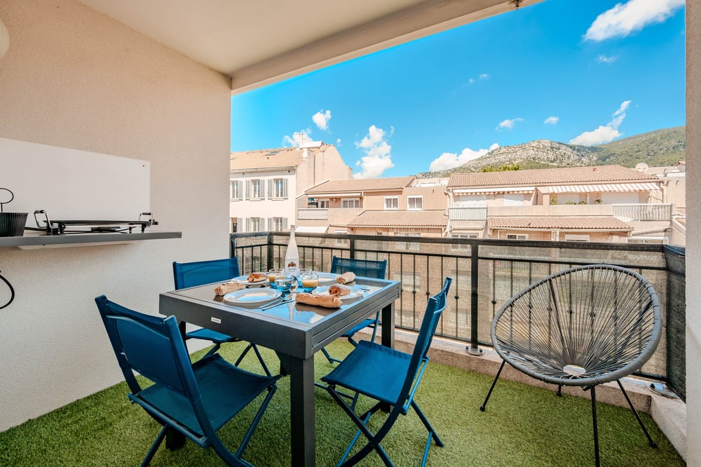 The Neroli T2 top floor with terrace and garage