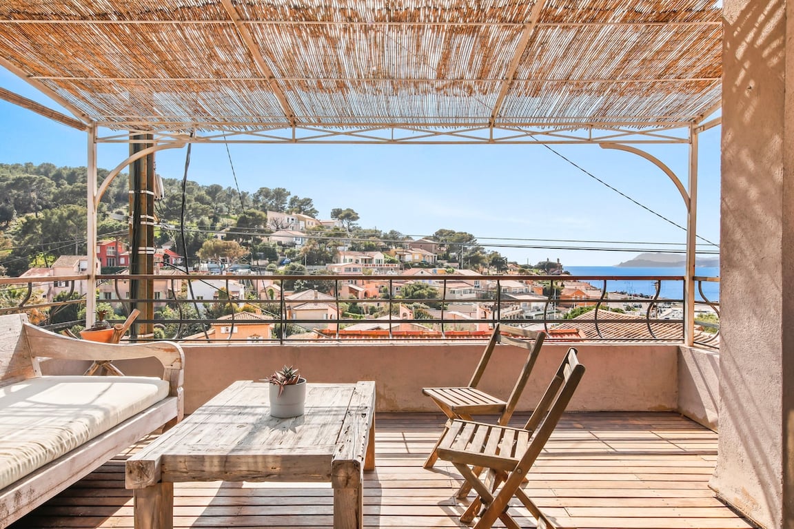 Cabanon Chic - Terrasse vue mer, plages