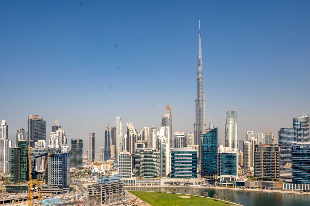 Burj Khalifa e vistas para o canal
