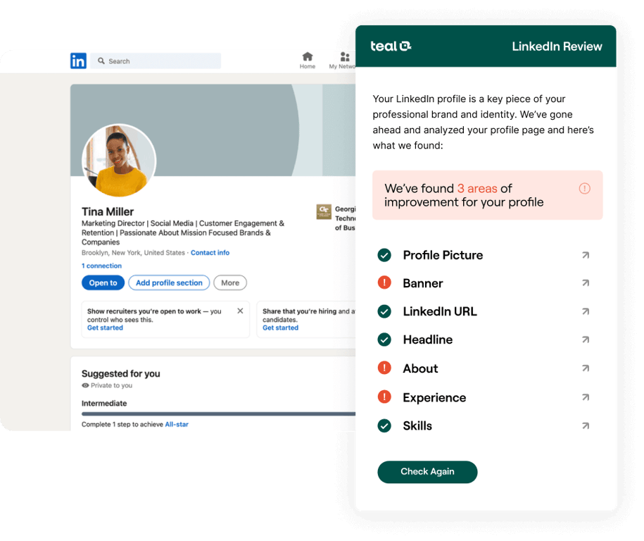 LinkedIn Profile Review tool