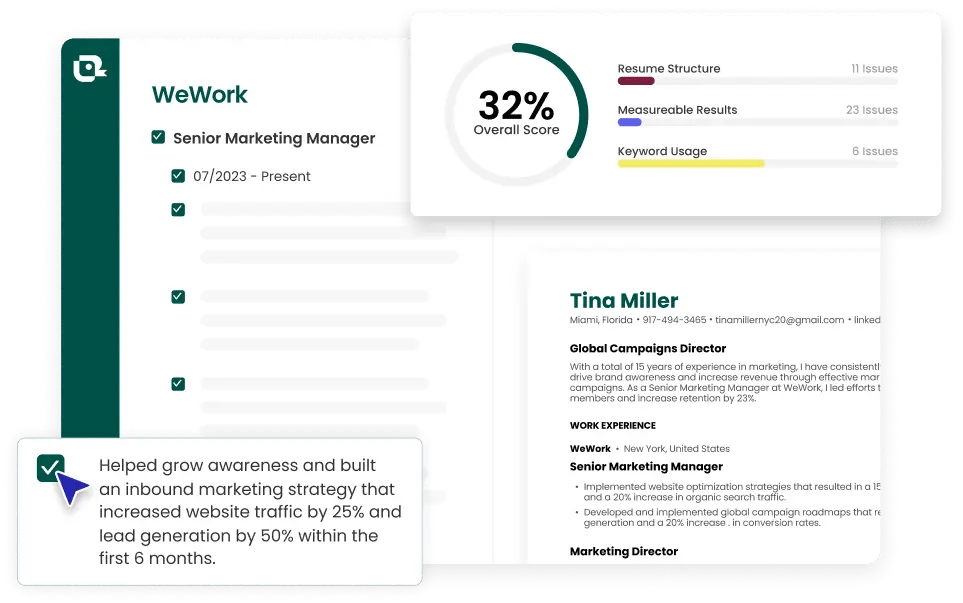 Teal resume builder and job tracker