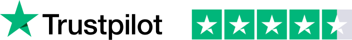 Trustpilot 4.5 stars