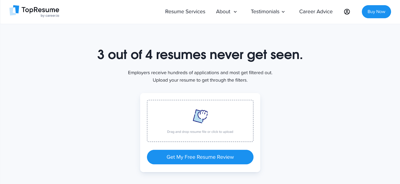 TopResume resume review process