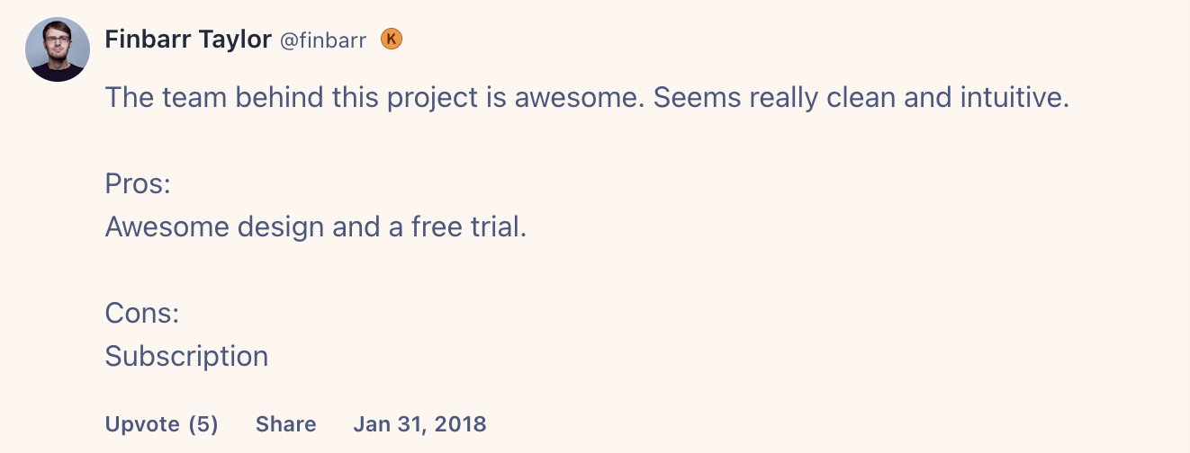 This review mentions the clean and intuitive resume builder but doesn’t like the subscription