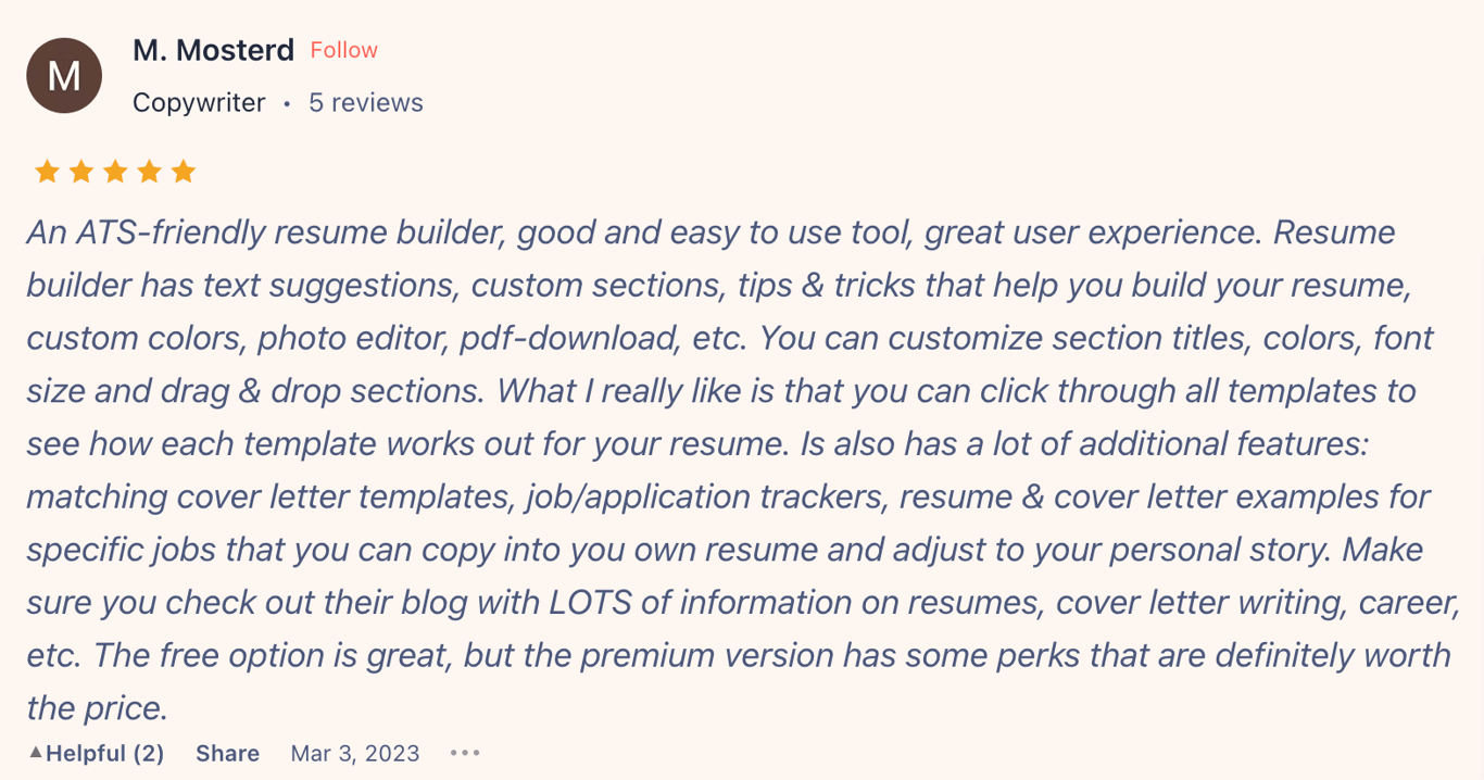 This review on Product Hunt says the premium perks are worth the price