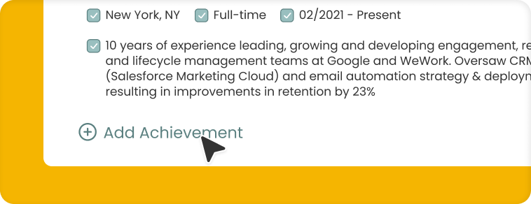 Resume Bullet Point Generator