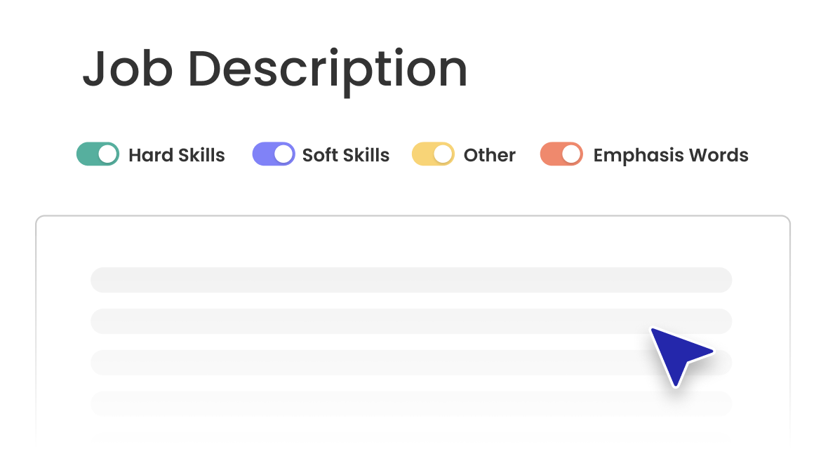 job description and resume match