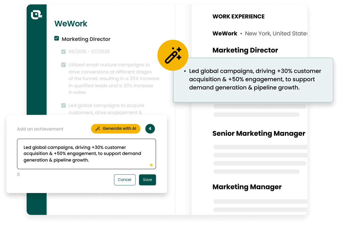 Editing your resume using AI