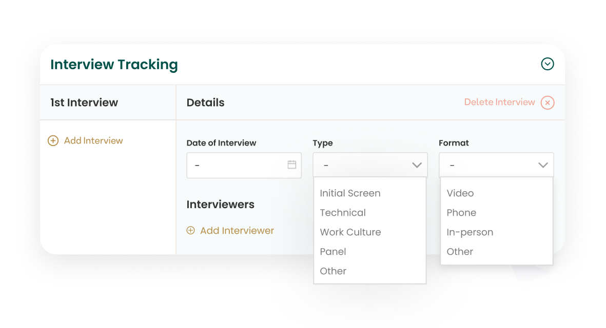 Track the Details of Your Job Interviews