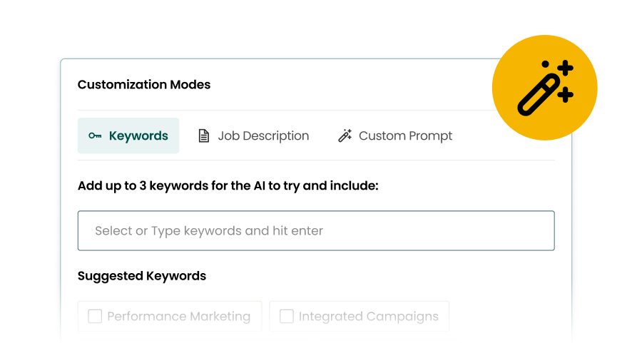 Generate Your AI-Powered Resume Bio