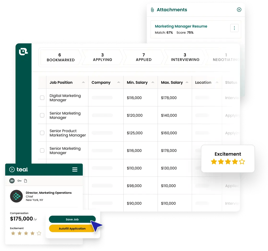 Teal Job Tracker