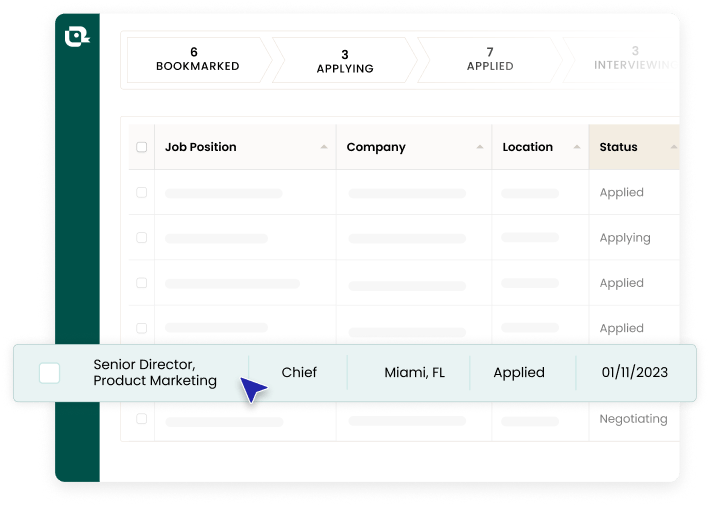Track your Job Applications