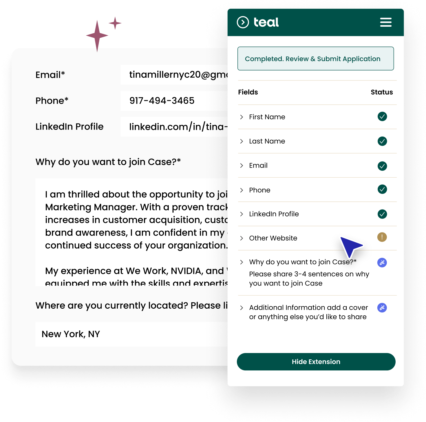 Autofill job applications