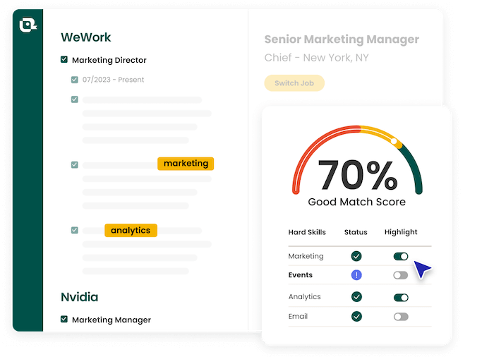 How to match good soft skills for resume sections for every application