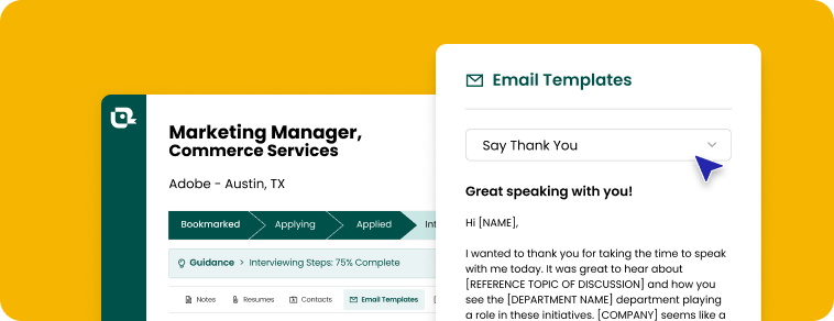 Job Interview Follow Up Template