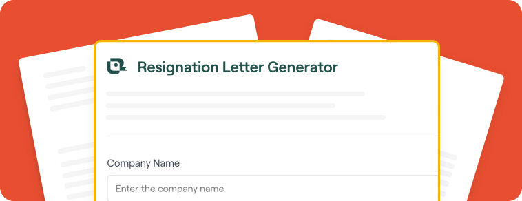 Resignation Letter Generator