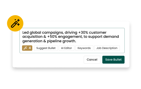 Write resume bullets that actually show your impact