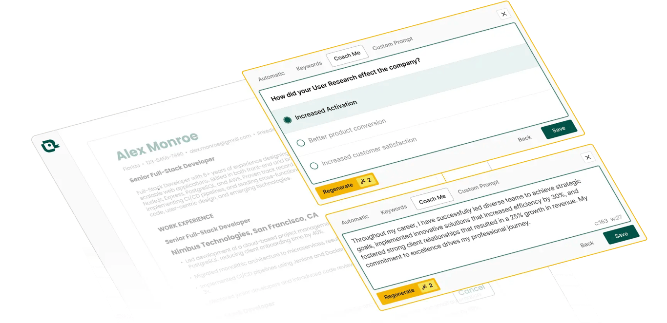 resume bio generator