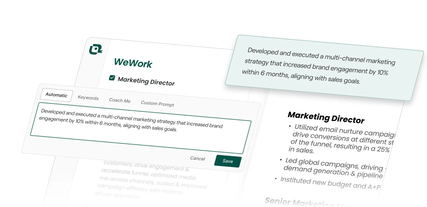 resume bullet point generator