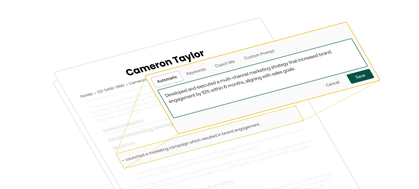 resume rewriter