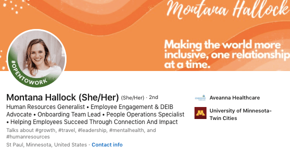 Montana Hallock LinkedIn
