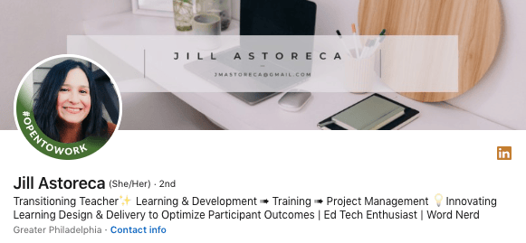 Jill Astoreca LinkedIn