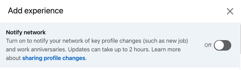 LinkedIn promotion step 7