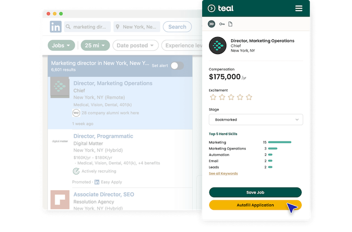 Bookmarking roles during the best time of year to apply for jobs.