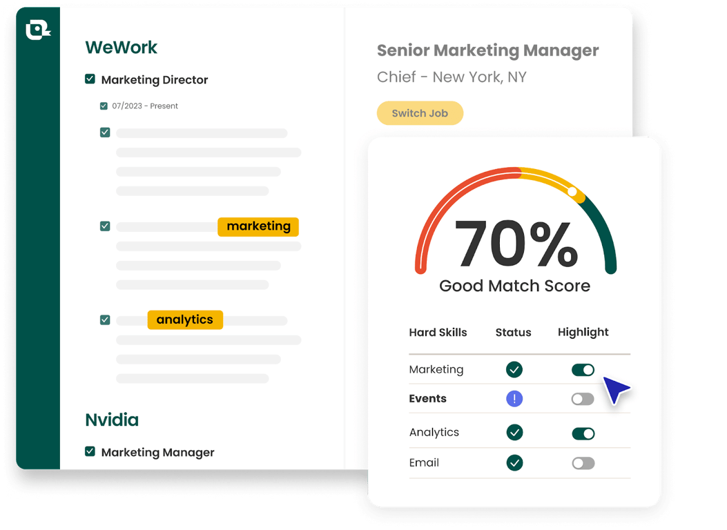 resume score