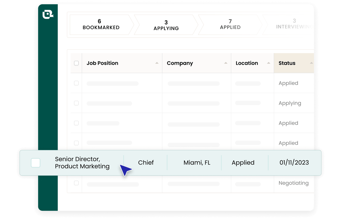 organize job search for job seekers