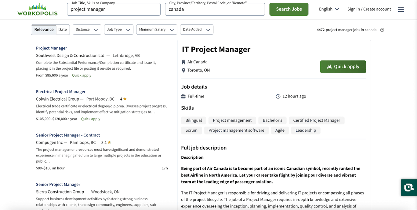 job websites with new jobs and up to date listings