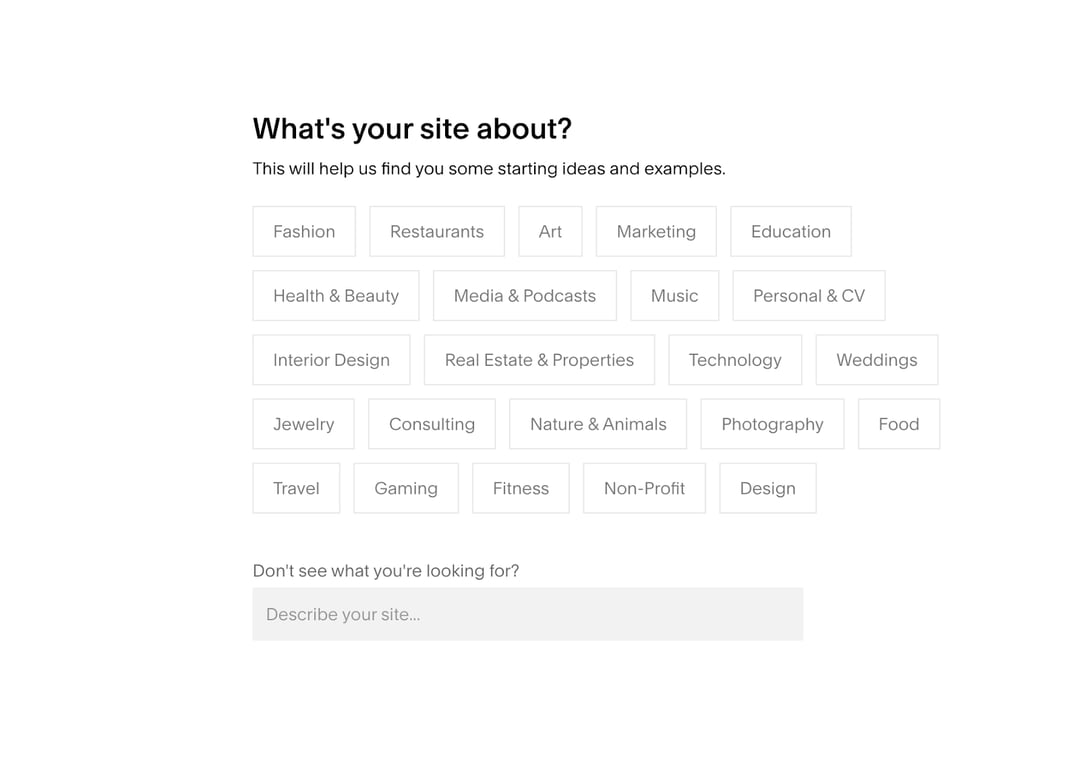 website builders