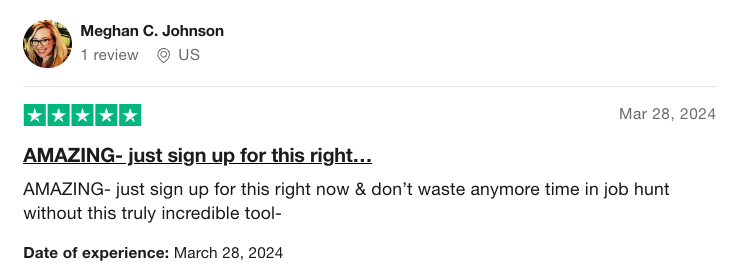 five-star review of Teal chrome extension