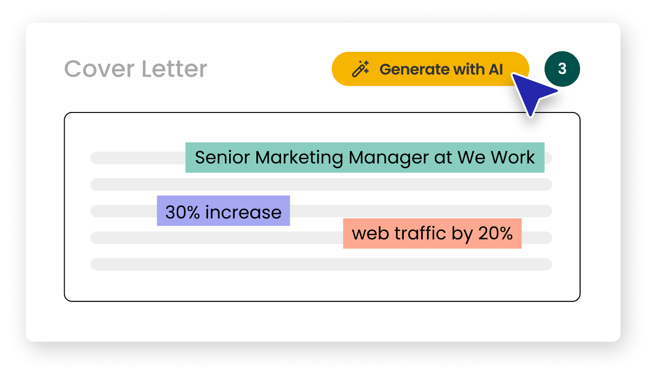 Teal's AI Cover Letter Generator