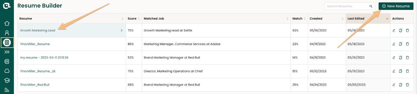 Customize your resume for each job you apply to with Teal's AI Resume Builder. 