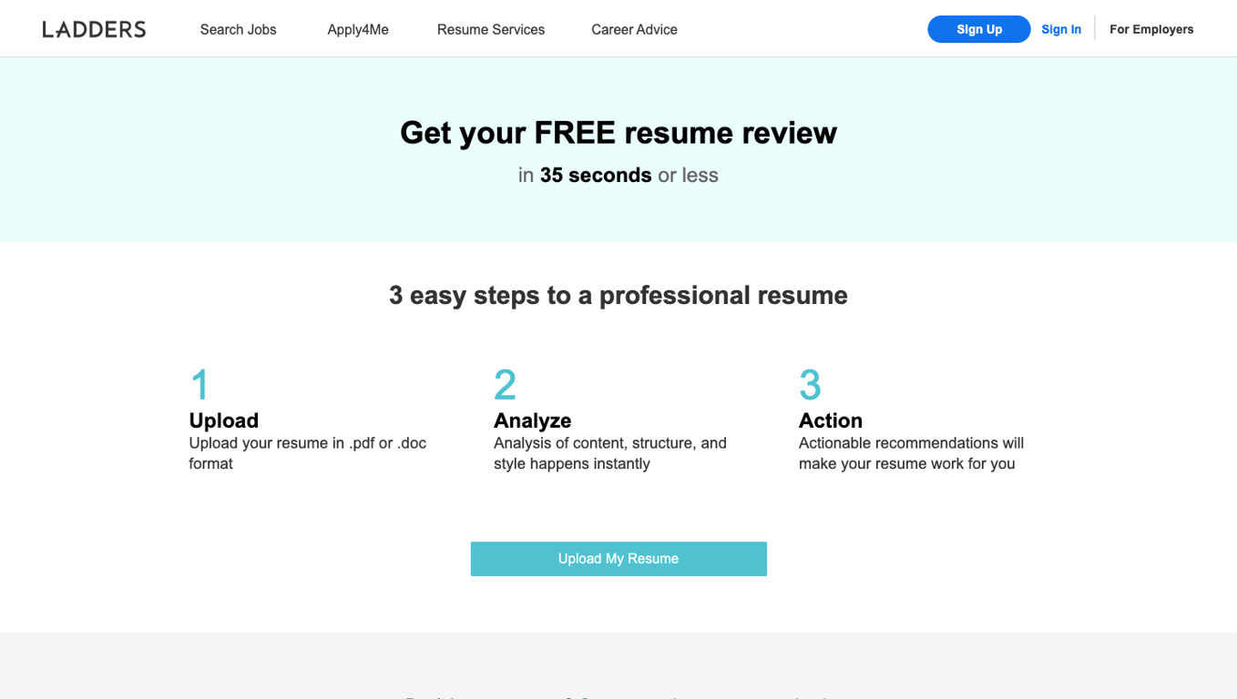 Ladders homepage
