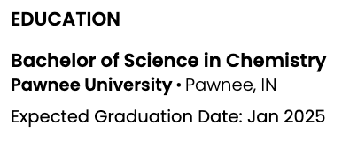 How to write anticipated graduation date on a resume