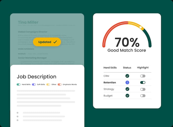 A Teal tool to help tailor a Claude resume