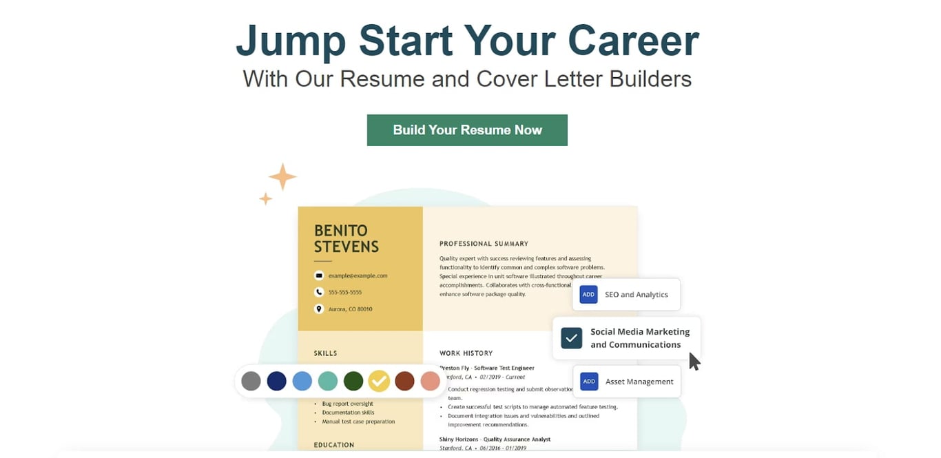 JobHero home page