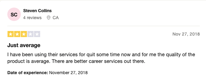 A TrustPilot Ladders review