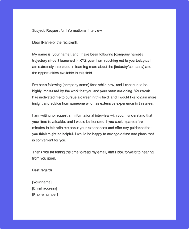 short and simple letter of interest sample