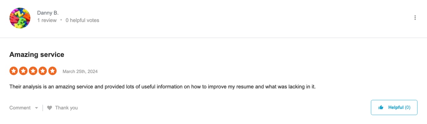 A resumebale review